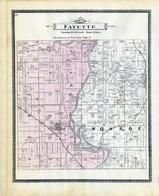 Fayette Township, Monroe Township, Palo, Chain Lake, Hepker Lake, Linn County 1895